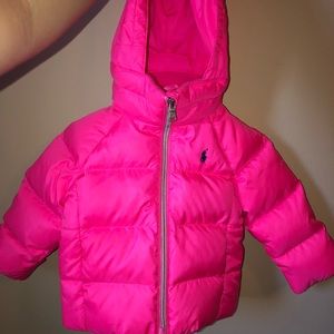 Baby 12 Month Polo Ralph Lauren Puffer Jacket